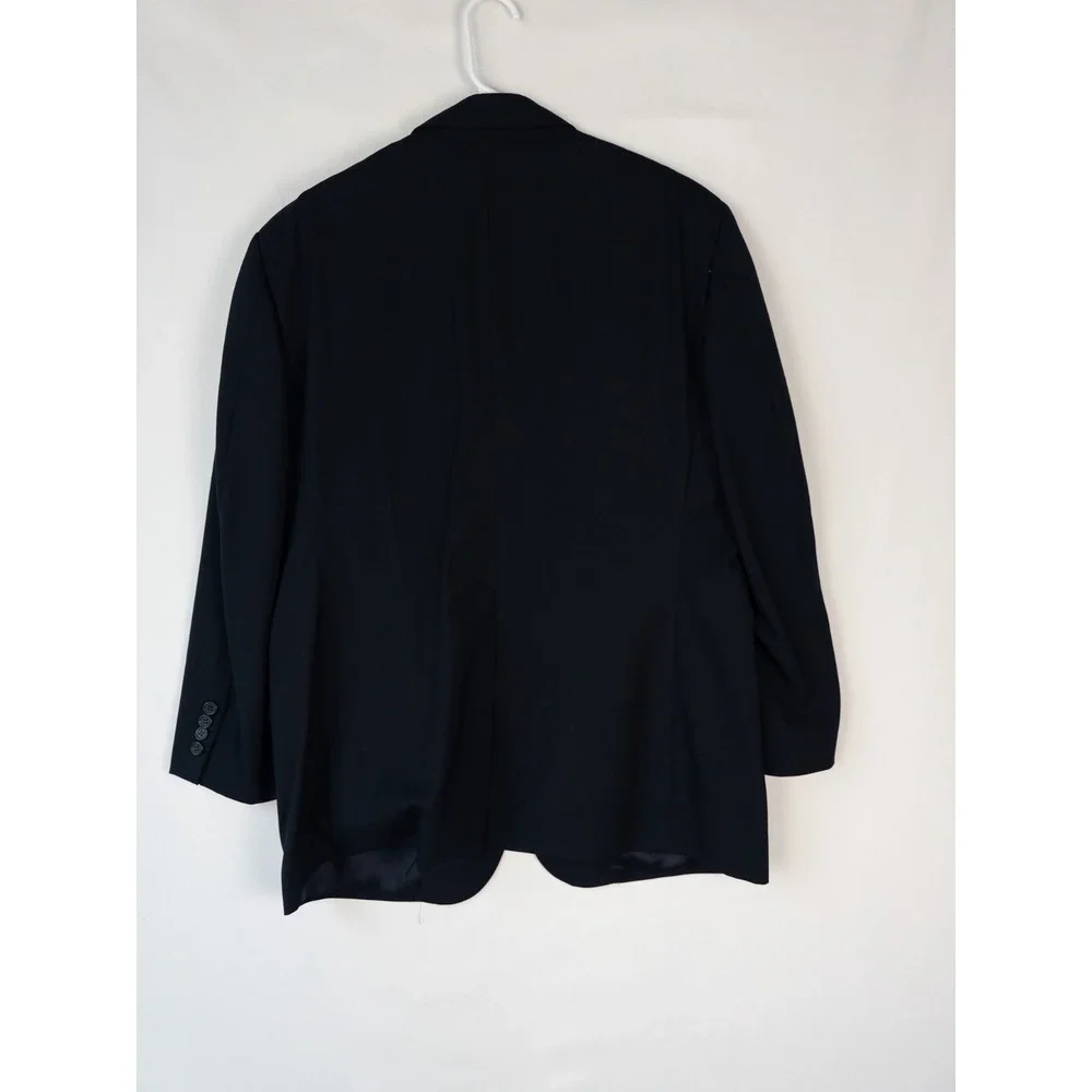 Brook Brothers Broksease Blazer Suit‎ Jacket Mens 42R Blue Single Breasted
